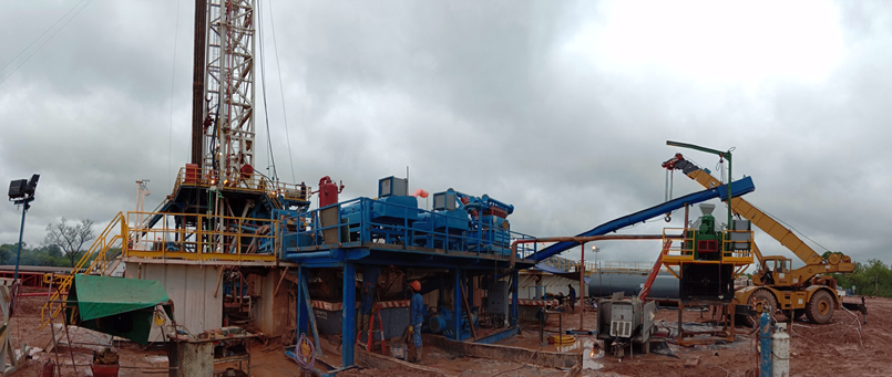 KOSUN solids control equipment and drilling waste management equipment at a oil exploitation project in Argentina